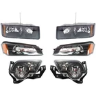 Headlight Kit For 02-06 Chevrolet Avalanche 1500 2500 With Fog New. Price: $257.85.