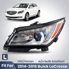 Hid/xenon Headlight For 2014 2015 2016 Buick Lacrosse W/ Afs Left Driver Side New. Price: $395.99.