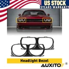 Auxito Front Headlight Lamp Bezel Trim Left & Right For 2015-20 Dodge Challenger New. Price: $20.89.