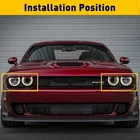 Front Headlight Lamp Bezel Trim Left+right For 2017-2021 Dodge Challenger Gt New. Price: $21.99.