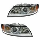 For 2008-2011 Volvo V50 Headlight Driver And Passenger Side Pair Dot Type New. Price: $488.81.