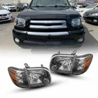 For 2005-2006 Toyota Tundra Black Housing Clear Replacement Headlight Assembly New. Price: $116.99.
