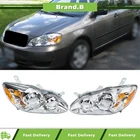 For 2003-2005-2008 Toyota Corolla Headlights Halogen Chrome Housing Left+right New. Price: $53.50.