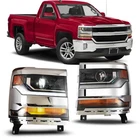 Headlights For 2016 2017 2018 2019 Chevy Silverado 1500 Drl Headlamp Left+right New. Price: $306.99.
