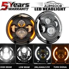 Pair 7" Inch Round Led Headlights Drl Projector New. Price: $89.99.
