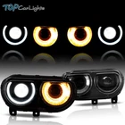 Vland 2PCS Led Projector Headlights For 2008-2014 Dodge Challenger Front Lamps New. Price: $249.99.