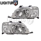 Headlights Headlamps For 1997-2001 Honda Cr-v Pair Left Right Set New. Price: $108.90.