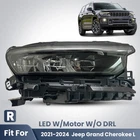 Led Headlight For 2021-2024 Jeep Grand Cherokee W/motor W/o Drl Right 8 Pins New. Price: $234.99.