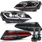 Headlights Smoked Tail Lights+led Bulb For Volkswagen Golf MK7.5 18-20 New. Price: $655.95.