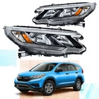 For 2015 2016 Honda Crv Cr-v Black Headlights Headlamps Assembly W/ Led Drl New. Price: $127.99.