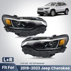 For 2019-2023 Jeep Cherokee Full Led Headlights W/bulb W/module Left&right Pair New. Price: $255.00.