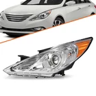 For 2011-2014 Hyundai Sonata Chrome Housing Left Driver Side Halogen Headlight New. Price: $48.99.