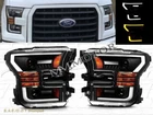 Alpharex Series Black Projector Headlights 2015-2017 Ford F-150 / Xlt New. Price: $518.99.