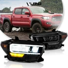 Pair Vland Led Headlights For Toyota Tacoma 2016-2023 Black Full Reflector New. Price: $341.99.