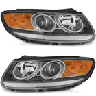 Weelmoto Pair Headlights For 2007-2012 Hyundai Santa Fe Halogen Black Headlamps New. Price: $118.88.