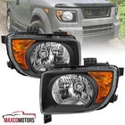 Black Headlights Fits 2003-2008 Honda Element Lamps Assembly Left+right 03-08 New. Price: $113.49.