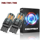 Chusyyray 7443 7440 Amber Yellow Led Turn Signal Parking Light Bulbs Error Free New. Price: $14.99.