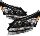 Headlights Assembly For 2013-2015 Chevy Malibu Black Housing Clear Lens Pair New. Price: $139.99.