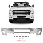 Chrome Front Bumper For 2011-2014 Chevy Silverado 2500 3500 Hd W/fog Light Holes New. Price: $155.00.