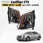 Upgrade Halogen Headlight For 2008-2014 Cadillac Cts W/o Afs W/bulb Left+right New. Price: $289.99.