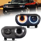 Pair For Dodge Challenger 2008-2014 Vland Headlights Front Drl Sets Rh+lh New. Price: $236.00.