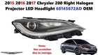 Oem 15 16 17 Chrysler 200 Right Halogen Projector Headlight W/led Drl 68145672AD New. Price: $250.00.