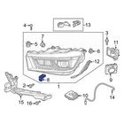 For Audi Q5 2018-2020 Front Headlight Bracket New. Price: $114.95.