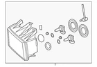 Genuine Gm Headlamp Assembly 19209126 New. Price: $47.13.
