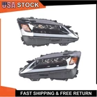 Led Headlights Assembly For Lexus GS350 GS450H 2013-2015 Triple Headlamp W/ Bulb New. Price: $589.90.