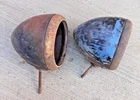 Blc 682-J Headlight Buckets Original Pair Custom Rod Ford Chevy Plymouth Dodge Used. Price: $125.00.