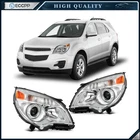 For 2015-2010 Chevy Equinox Chrome Housing W/projector L+r Headlights Assembly New. Price: $115.99.