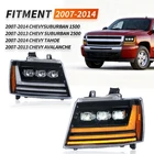 Pair Projector Led Drl Headlights For 2007-14 Chevrolet Tahoe Avalanche Suburban New. Price: $499.00.