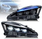 Vland Headlights Projector Led Drl For 2006-2013 Lexus IS250 IS350 Isf /startup New. Price: $365.19.