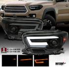 Fit 2016-2023 Toyota Tacoma Smoke Projector Headlights Led Sequential Signal New. Price: $268.99.