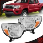 Headlights Assembly For Toyota Tacoma 2012-2015 Chrome Housing Pair New. Price: $79.98.