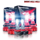6X 9005 H11 Canbus Led Headlight High Low Beam+fog Bulbs Super White New. Price: $35.99.