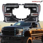 Black Ford F250 F350 Superduty 2020-2022 Full Led Headlights Set Left+right New. Price: $674.36.