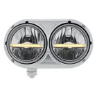 Peterbilt 359 Dual Headlight W/ Led Bulb & Amber Bar - Driver New. Price: $925.00.