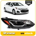 Right Passenger Side For 2016-2019 Chevy Cruze Headlight Assembly Led Drl Type New. Price: $115.99.