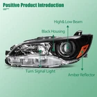 For Toyota Camry 15-2017 Headlights Assembly Left + Right Sides Black Housing New. Price: $85.99.
