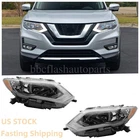 Headlamps For Nissan Rogue 2017-2019 Headlights W/led Drl Halogen Lh+rh Set New. Price: $120.99.
