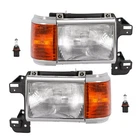 1987-1991 1990 Ford F150 F250 Bronco Truck Headlights Chrome Trim Headlamps New. Price: $118.00.