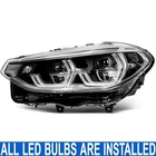 Driver Full Led Drl Adaptive Projector Headlight W/ Bulb For Bmw X3 X4 2018-2021 New. Price: $399.99.