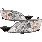Perde Headlights For 07-09 3 Hatchback Gen 1 Mazdaspeed Chrome Assembly New. Price: $207.08.