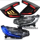 Vland Full Led Headlights&smoked Tail For Honda Civic Hatch 2016-2021 New. Price: $505.99.