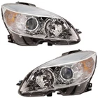 Halogen Headlight Set For 2008-2011 Mercedes Benz C300 Direct Fit Pair New. Price: $556.43.