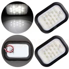 Pcs 12LED White 5X3" Lamp Flush Mount Light Rectangle Stop Turn Tail New. Price: $16.69.