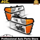 For 04-12 Chevy Colorado Gmc Canyon Chrome Amber Bumper Headlight Lamps New. Price: $102.99.