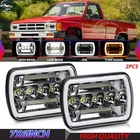 Dot Pair 5X7" 7X6" Led Hi-lo Beam Drl Headlight Brightest H4 For Toyota Pickup New. Price: $45.28.