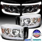 Fits 2006-2009 Dodge Ram 1500 2500 3500 Headlights Led Strip Lamps Replacement New. Price: $140.58.